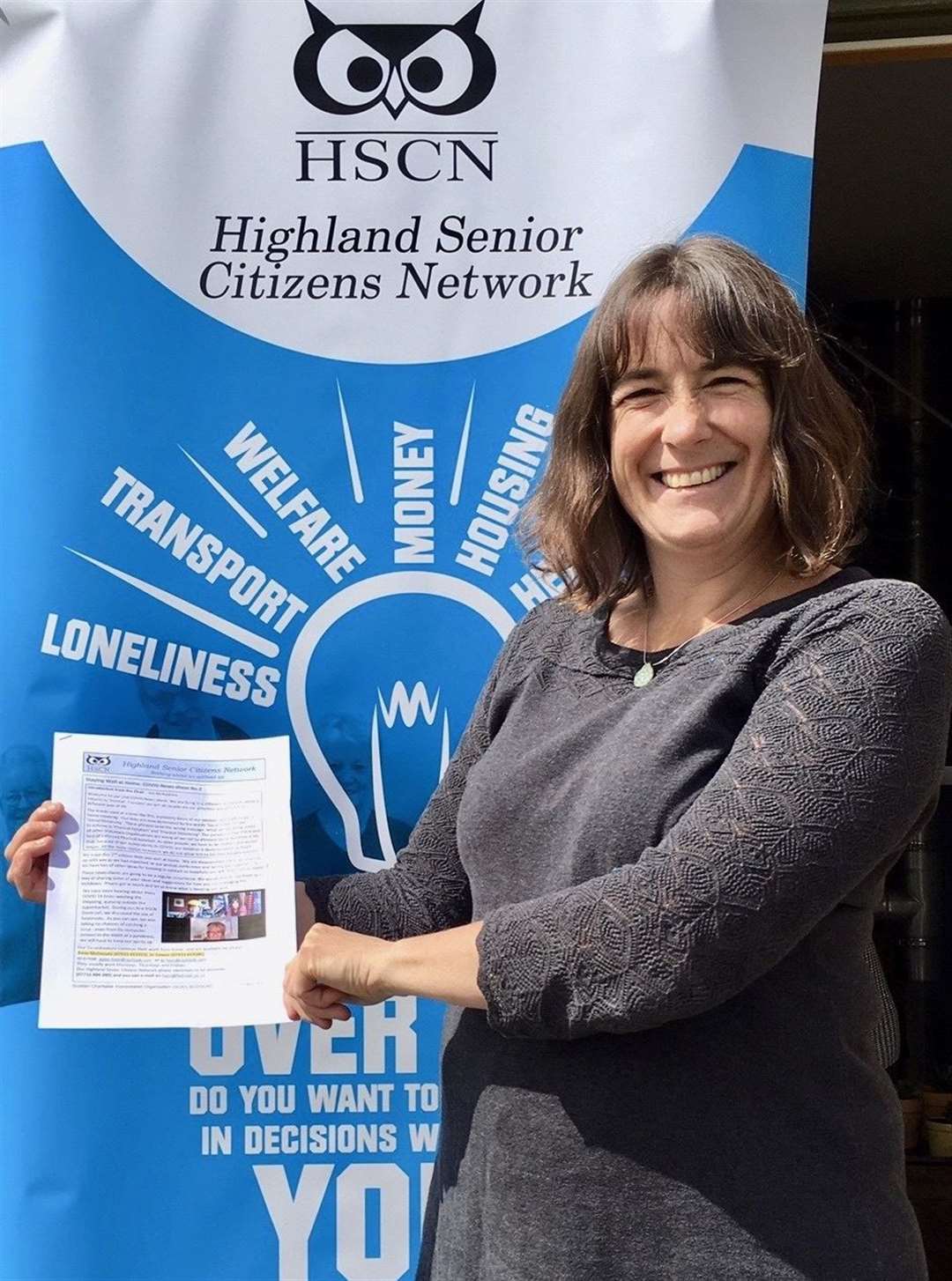 Anne McDonald, Highland Senior Citizens Network co-ordinator for the north Highlands.