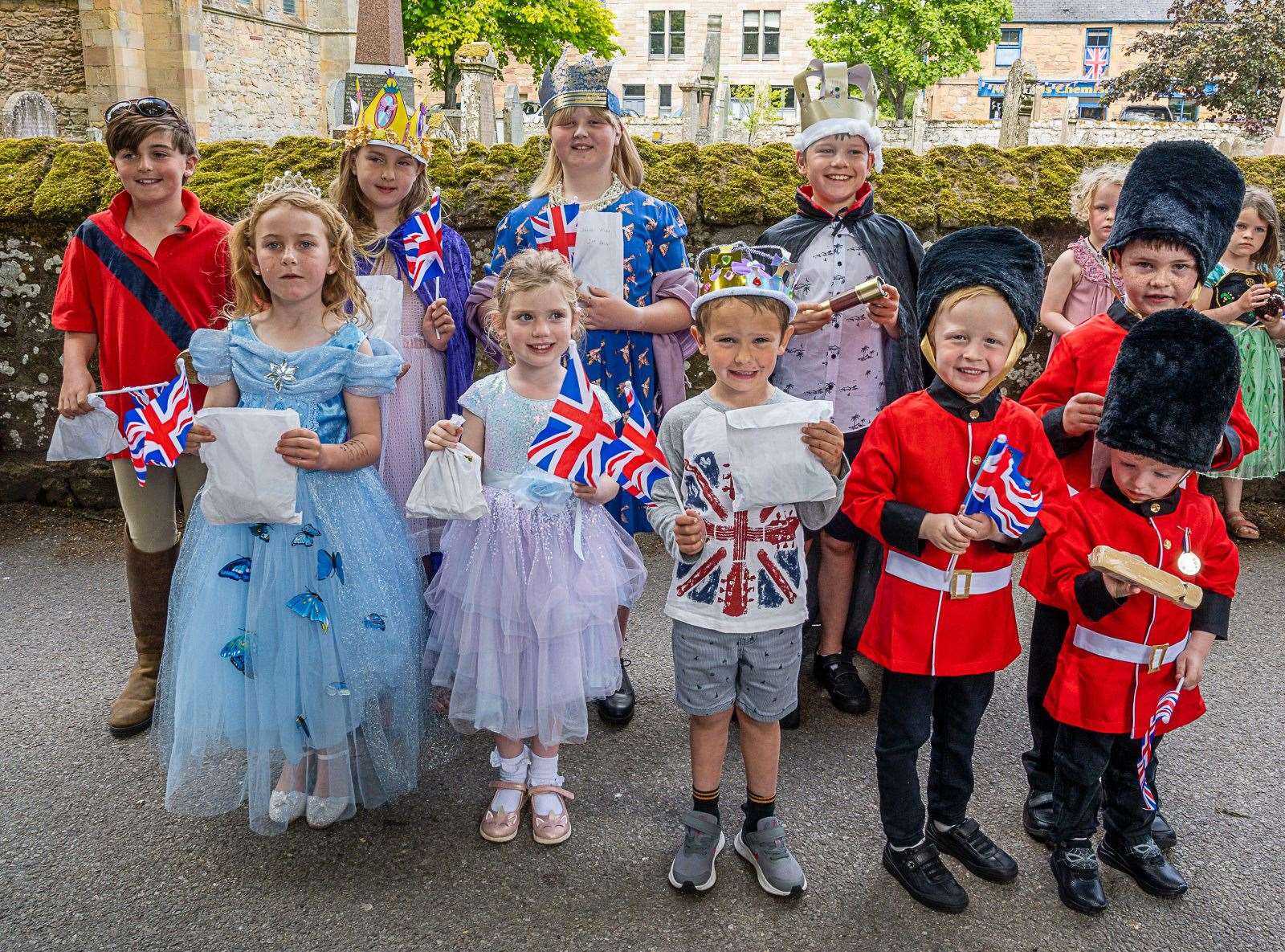 All the winners in the children's fancy dress parade. Picture: Andy Kirby