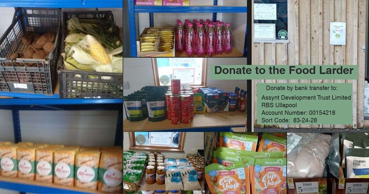 Funding is needed to keep the food larder at Assynt going.