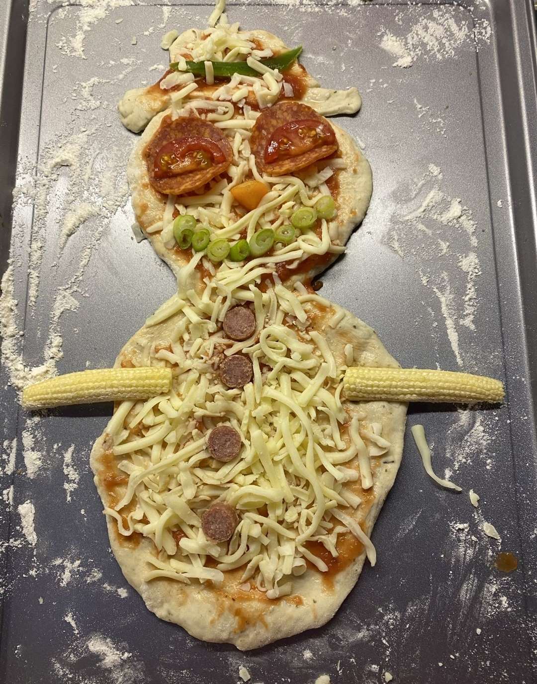 The children produced a wide range of creative pizza designs