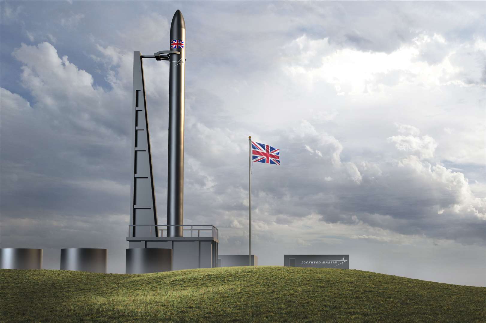 An image of the planned spaceport.