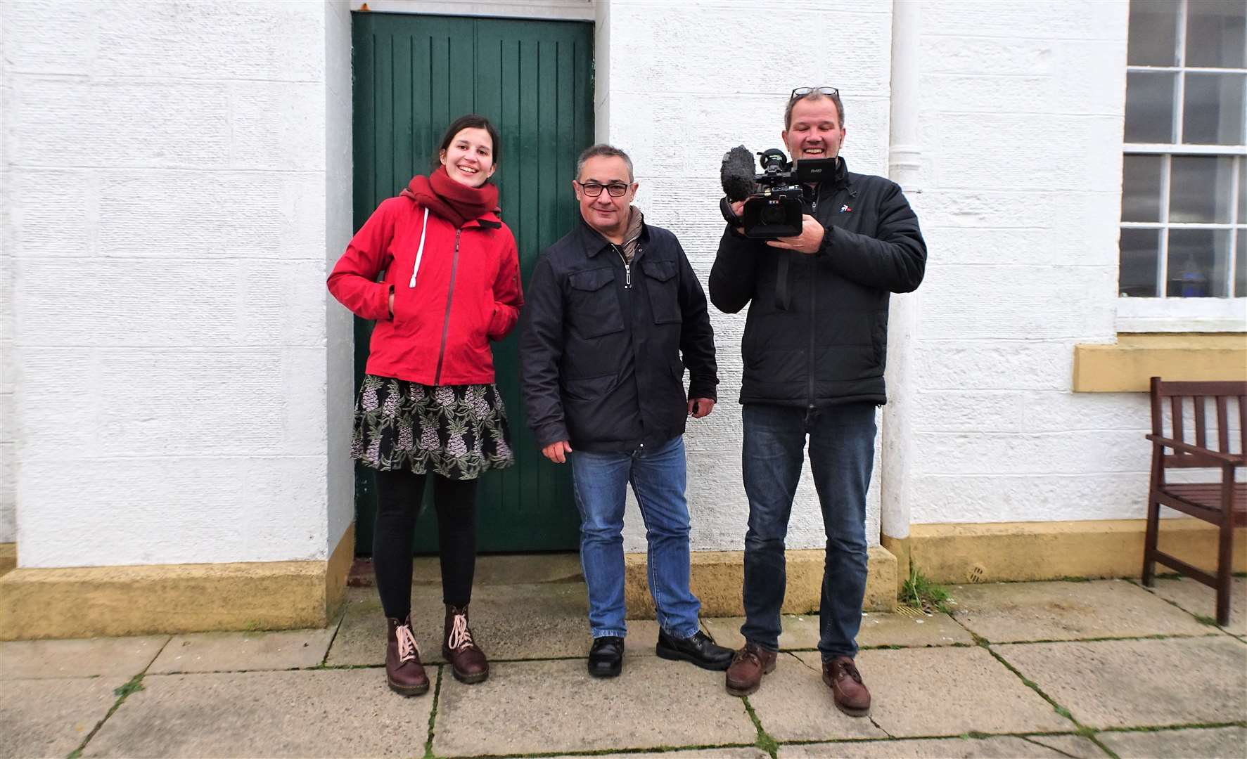 A French TV crew visited the iconic Caithness location two years ago.