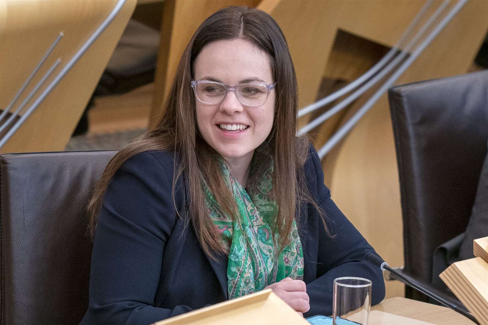 Kate Forbes in the Scottish Parliament chamber on Wednesday (Jane Barlow/PA)