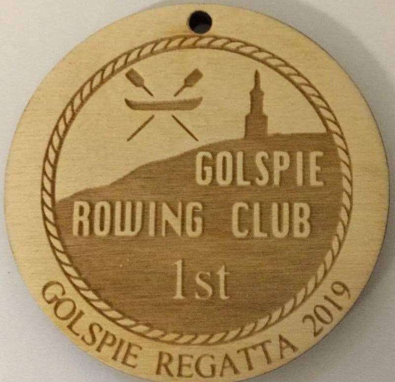 Golspie High School pupils have made the race medals.
