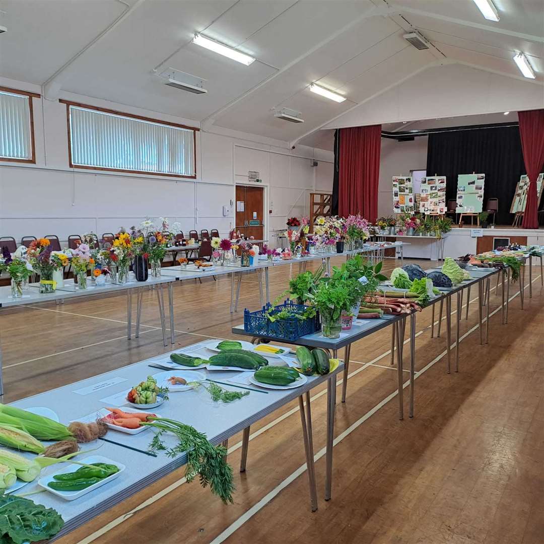 Entries were up for the 2023 Kyle of Sutherland Flower and Vegetable Show.