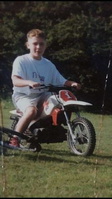 Andy Rudge has been riding motorbikes since he was 16.