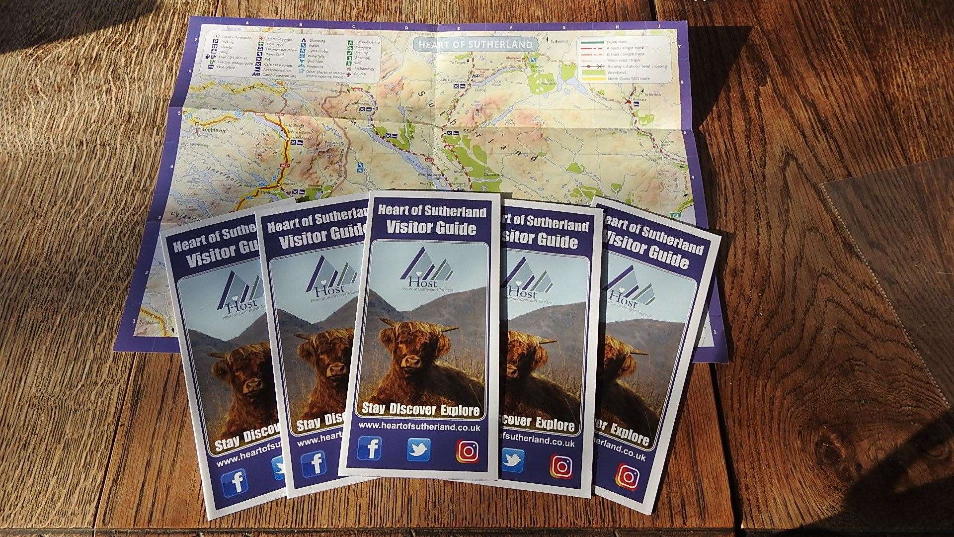 The new maps and guides are being sent to tourist offices across Scotland.