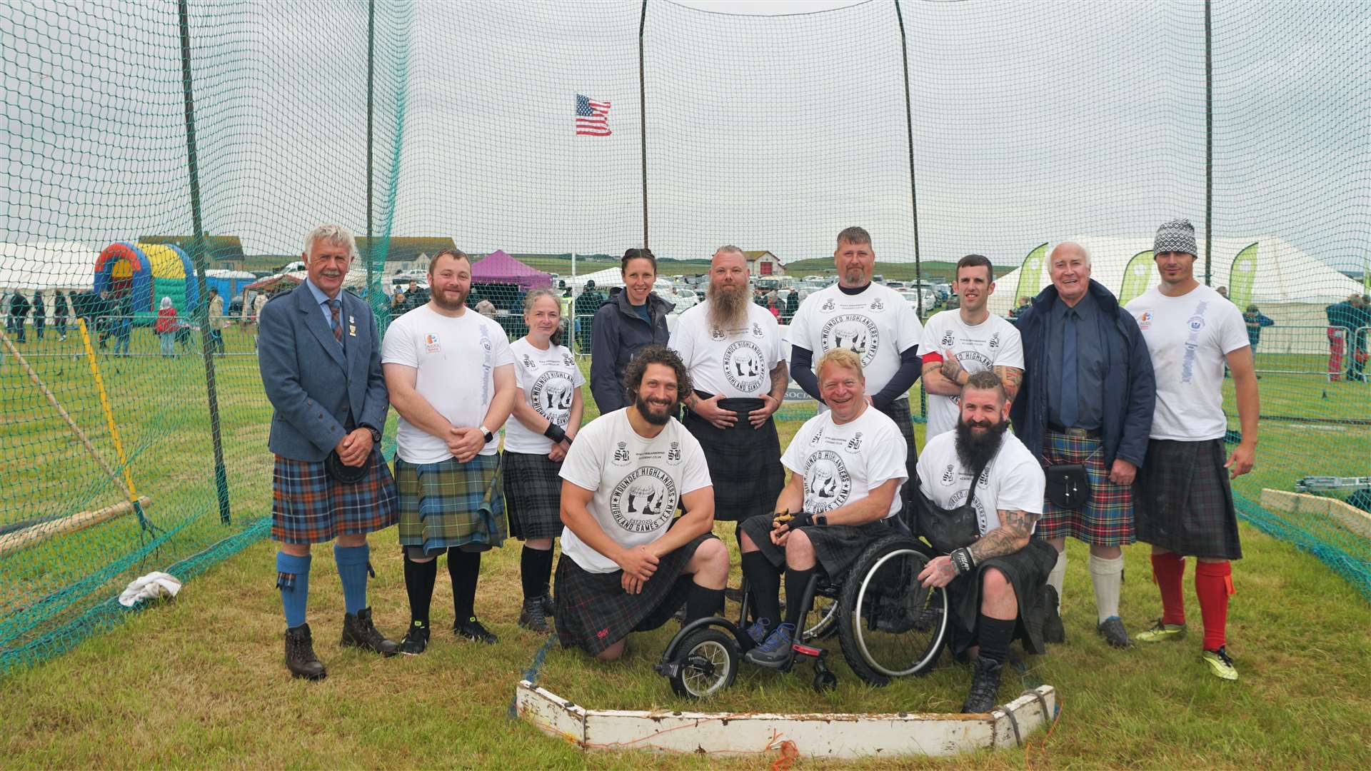 Wounded Highlanders at the Mey Games. Picture: DGS