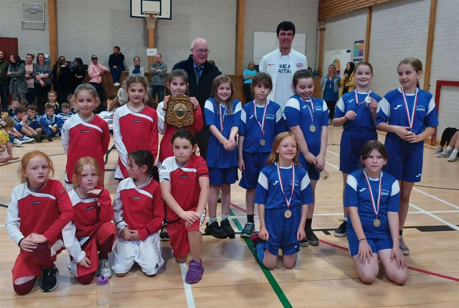 Teams from Brora and Dornoch were joint winners in the Big Schools girls' category.