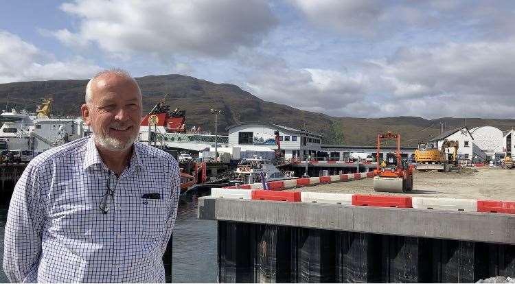 Kevin Peach of Ullapool Harbour Trust.
