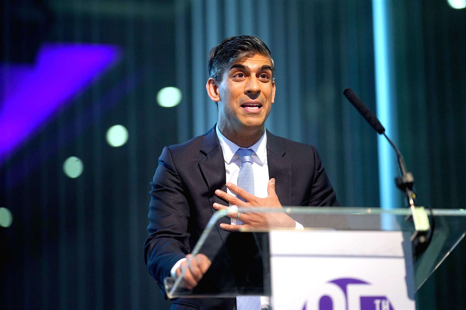 Polling on who would make the best prime minister shows Rishi Sunak is at 18% (Yui Mok/PA)