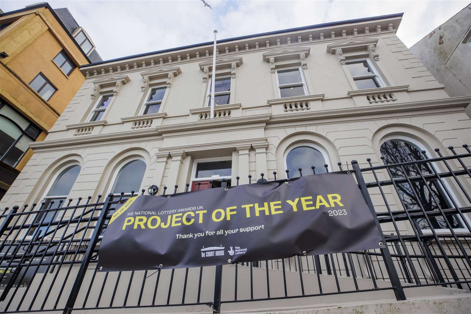 Bangor Court House that has been named The National Lottery’s Project of the Year 2023. (Liam McBurney/PA)