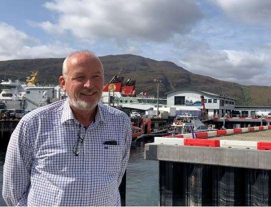 Kevin peach, Ullapool harbour master. Picture: Iona MacDonald.