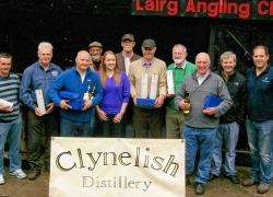 Winners at the Clynelish Wild Brown Trout Challenge