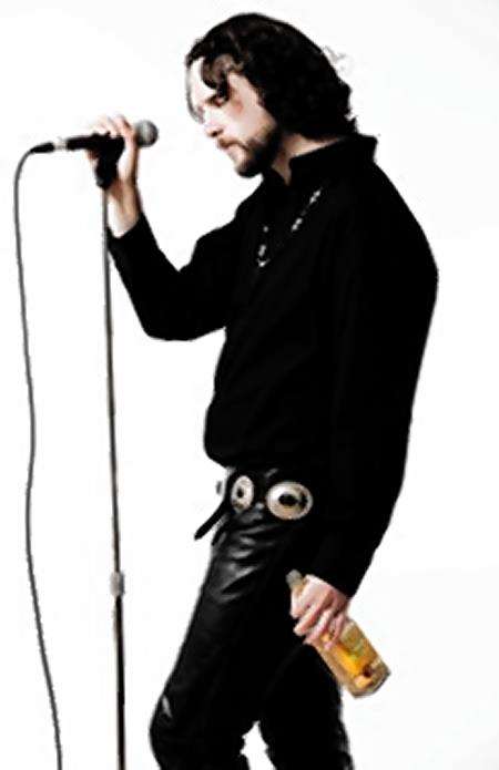 Willie Scott (aka Jim Morrison) of The Doors Alive.