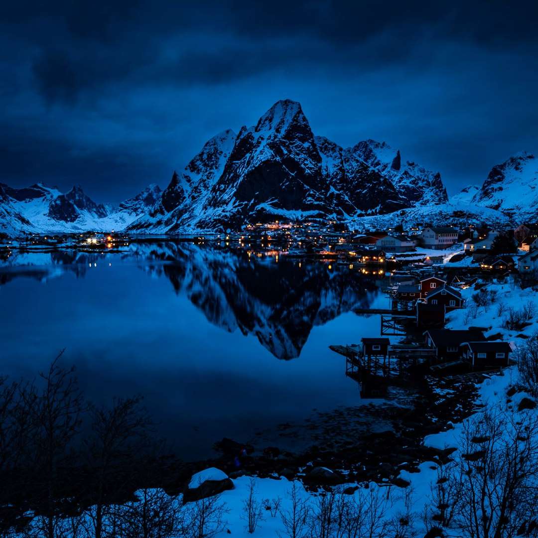Andy Kirby gained second place in the colour class with Blue Hour – the bay at Reine in the Norwegian Lofoten Islands.