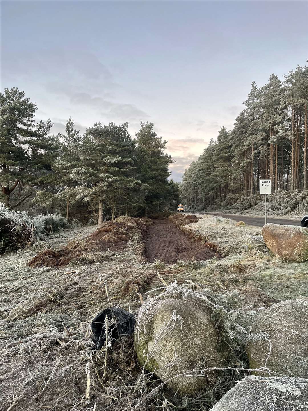 Construction work has begun on around 885 metres (0.5 miles) of track at Balblair Wood, part of Loch Fleet National Nature Reserve.