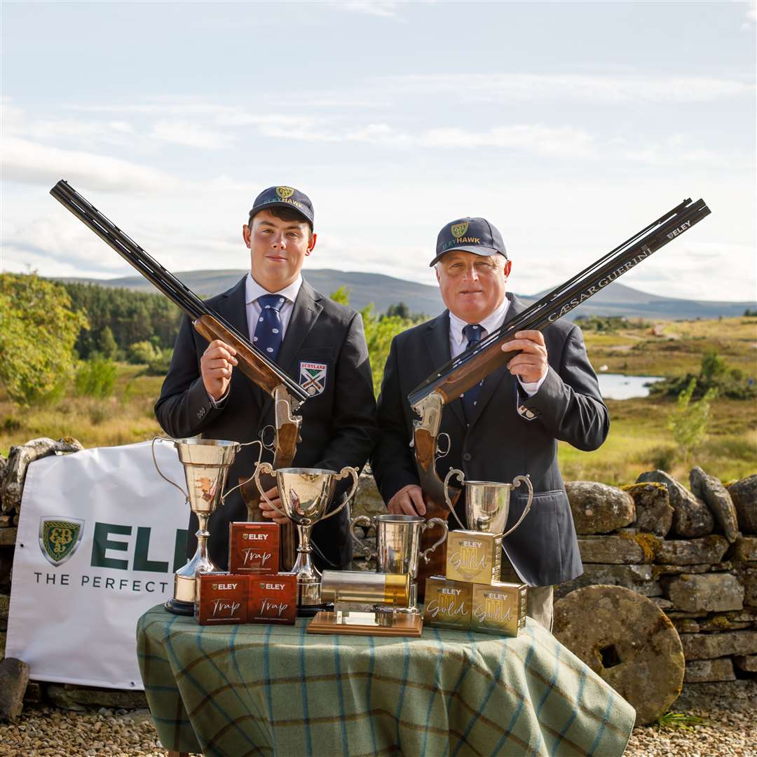 Father and son Marcus and Hamish Munro run the Highland Shooting Centre at Altas, near Lairg.