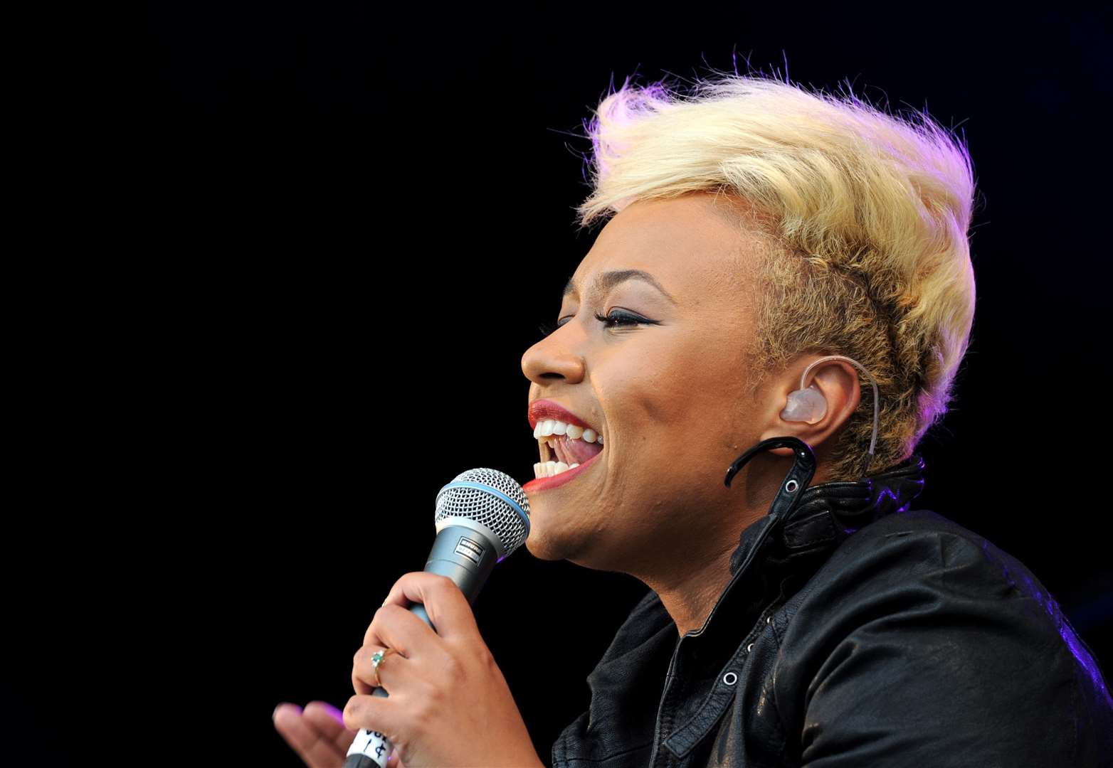 Emeli Sande pictured when she played the Olympic Torch Concert in Inverness. Picture: HNM