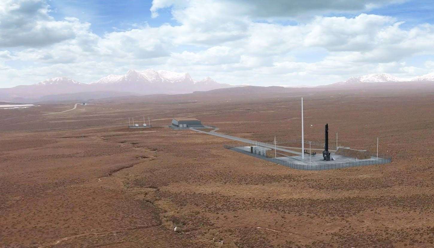 The planned complex, to go on a 12-acre site belonging to Melness Crofters Estate, comprises three areas - a Launch Operations Control Centre (LOCC) next to the site entrance; a launch site integration facility (LSIF) and ‘antenna farm’ or park 2km to the north west; and the launch pad just over a mile north of the LSIF. Picture: Ramboll UK