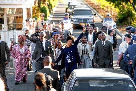 Mandela (Idris Elba) finally takes that long walk to freedom with Winnie (Naomie Harris) by his side.