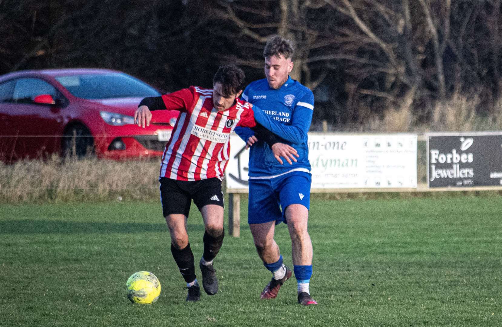 Golspie Sutherland defeated St Duthus 8-2 in the North Caledonian League.