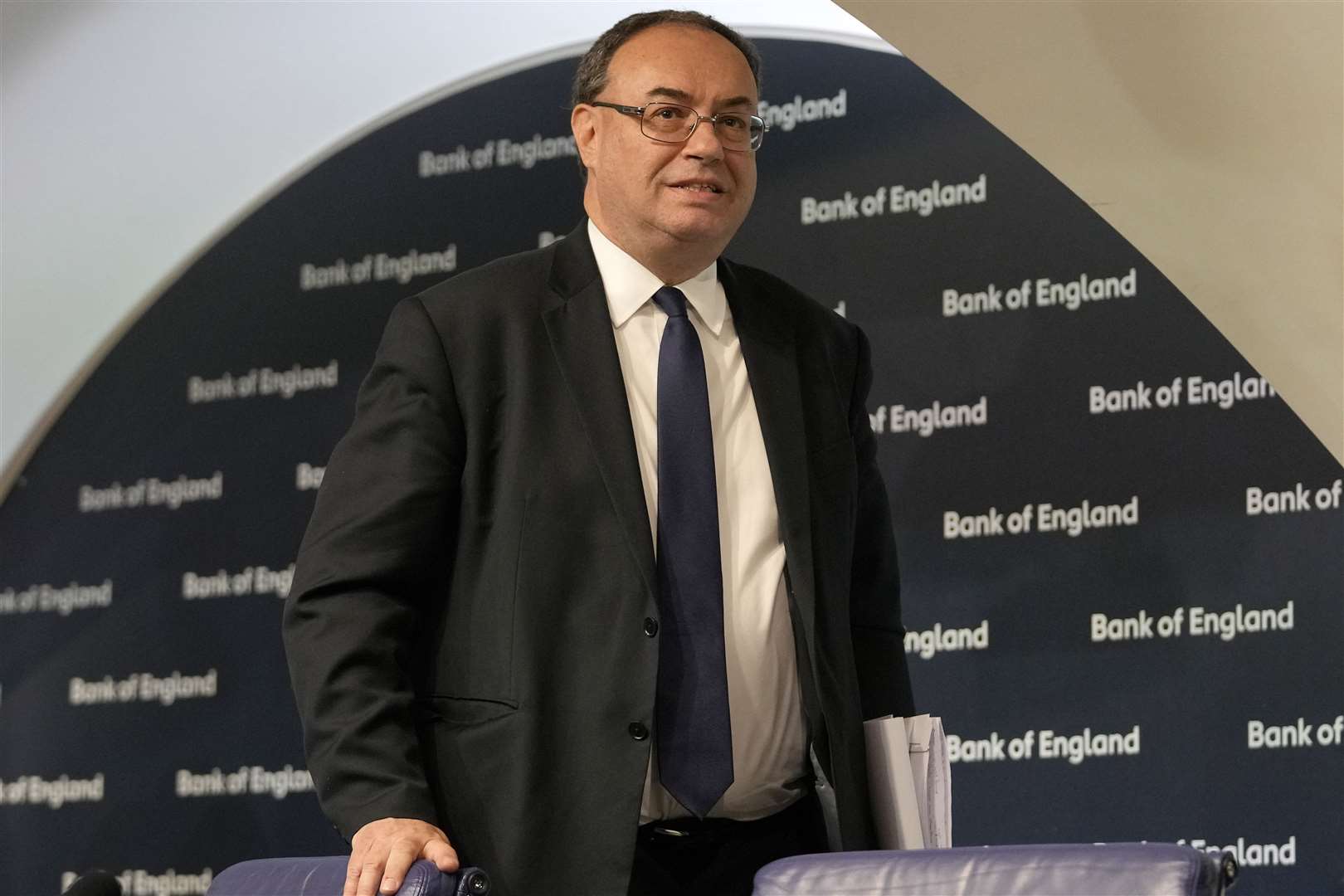 Governor of the Bank of England Andrew Bailey (Frank Augstein/PA)