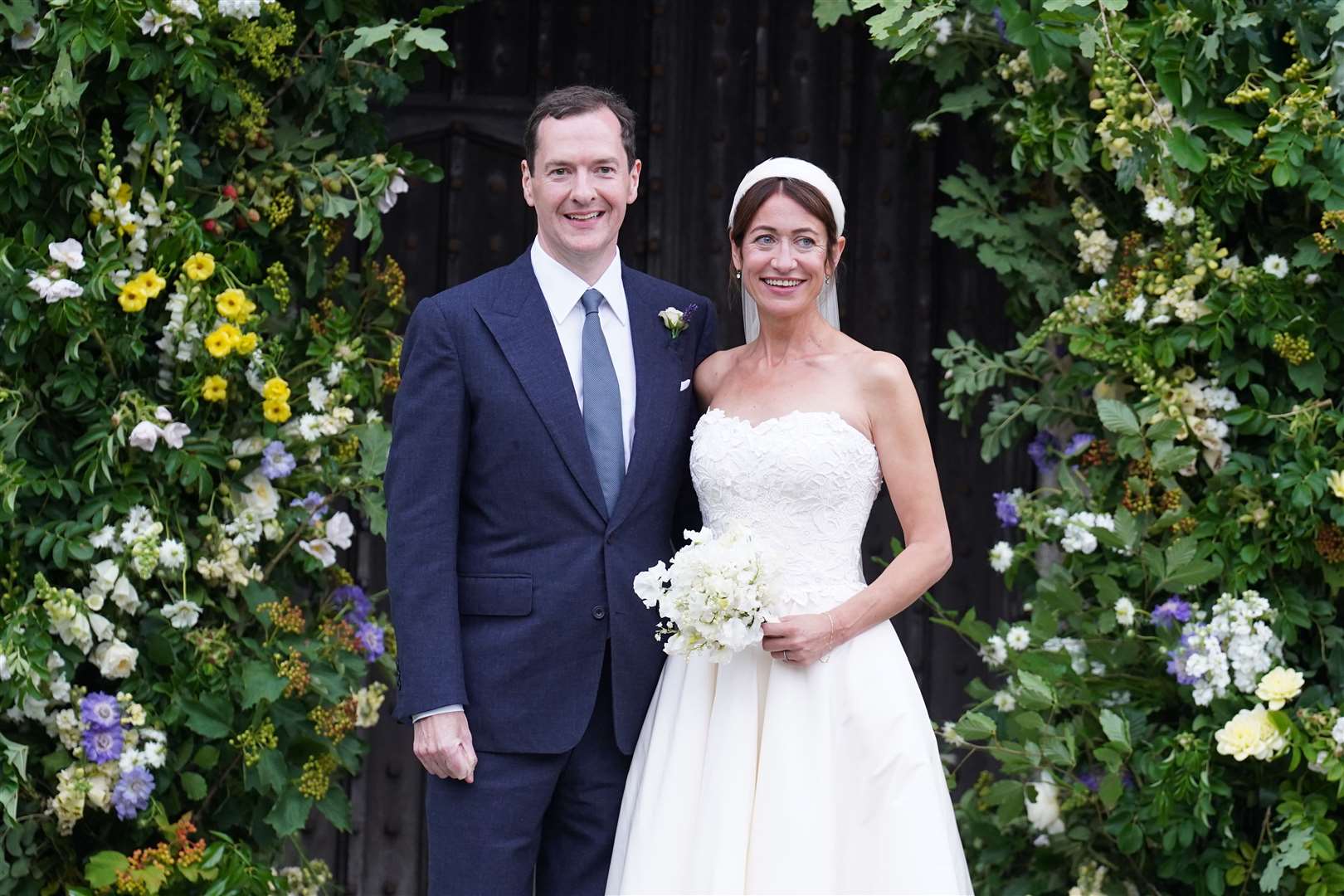 Around 200 people, including a string of well-known politicians and journalists, attended Mr Osborne’s wedding on Saturday (Stefan Rousseau/PA)