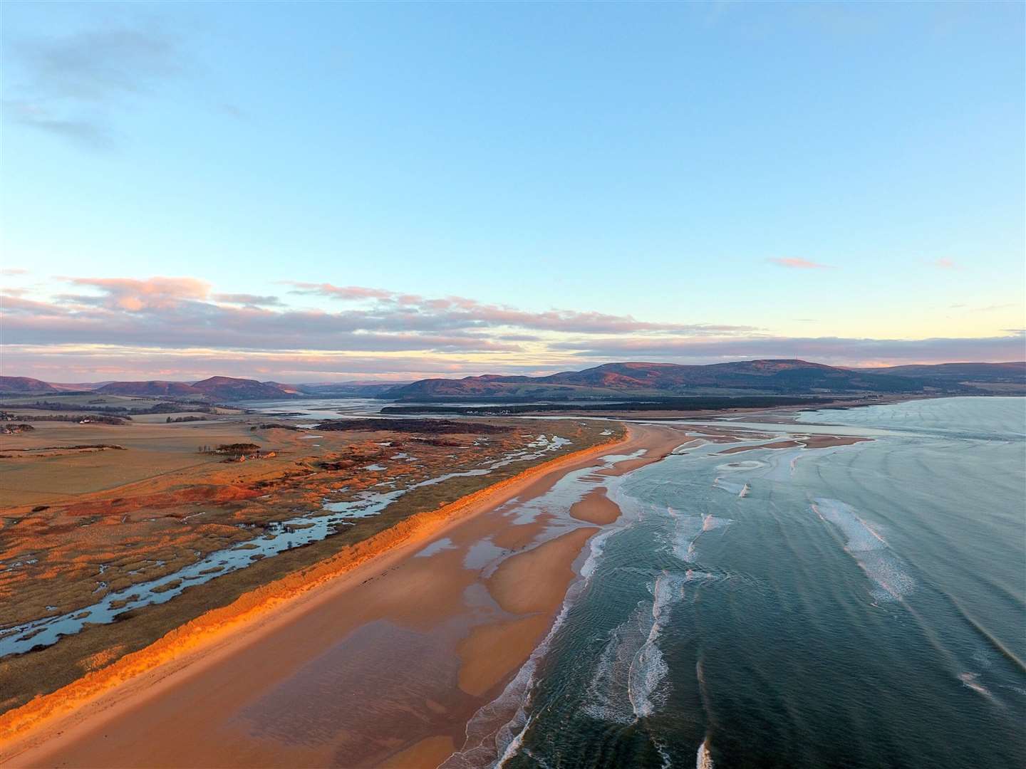 An aerial view of Coul Links. Picture: Craig Allardyce