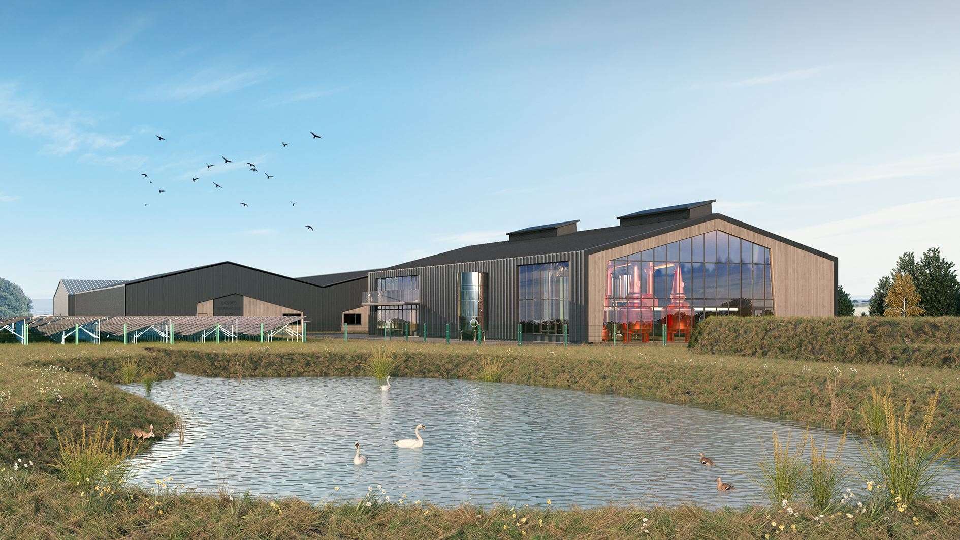 The new distillery would showcase for the latest energy efficient and low carbon technology.