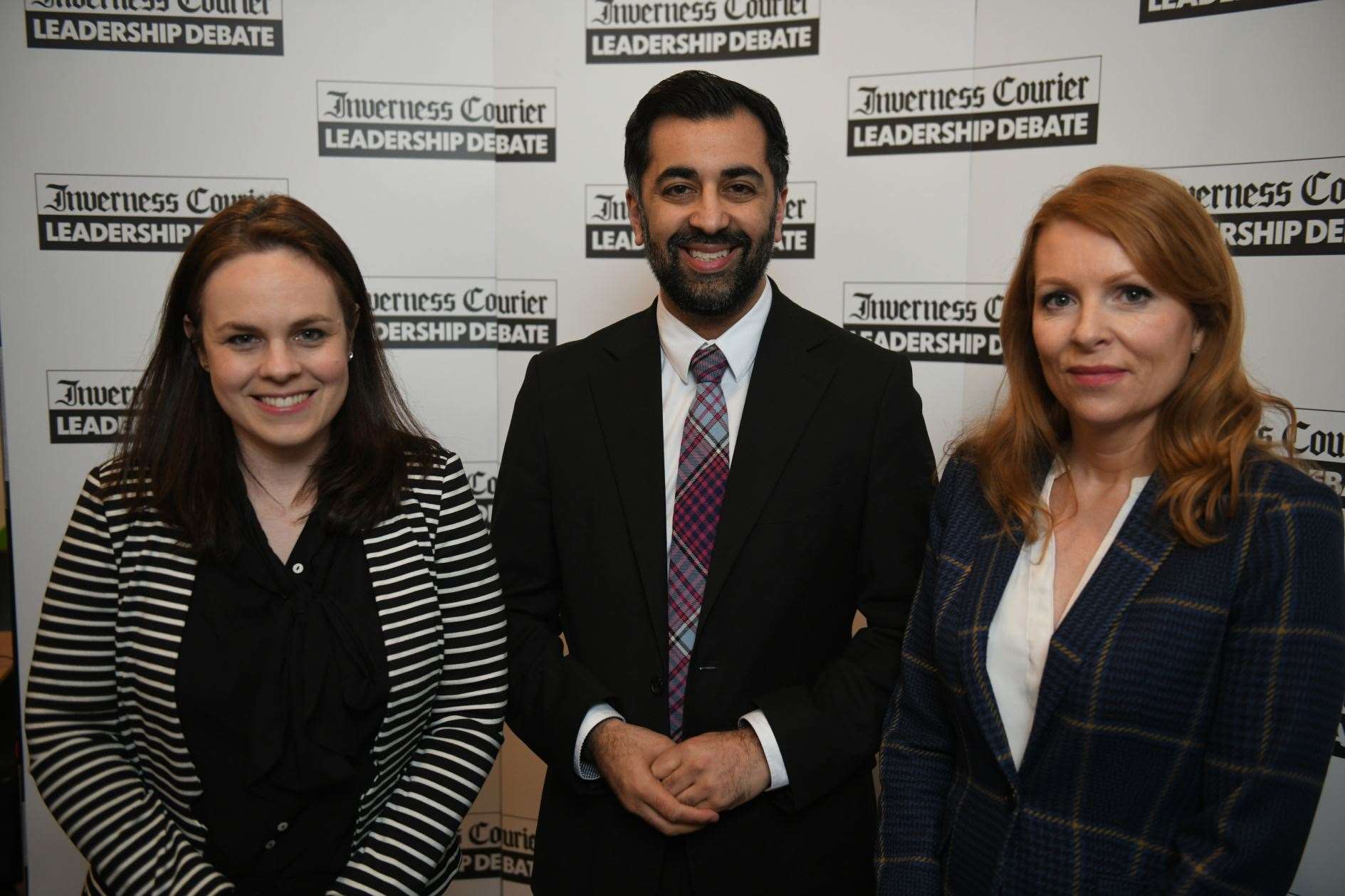 Kate Forbes, Humza Yousaf and Ash Regan. Picture: James Mackenzie.
