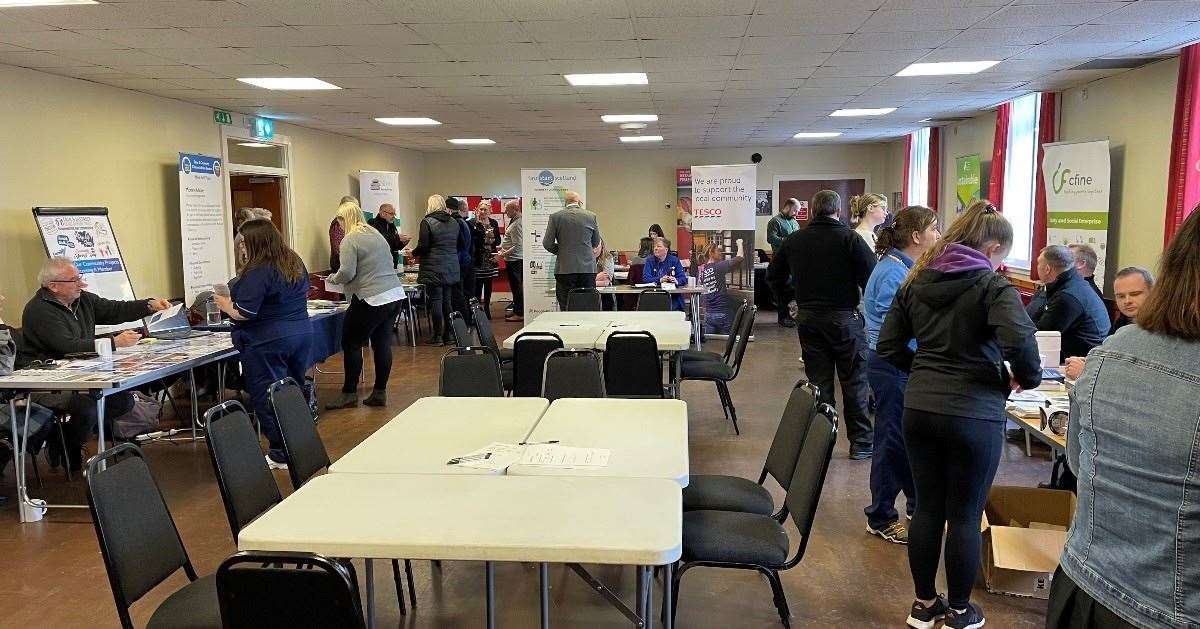 There was a good turnout for the event at the Duthac Centre. Picture: Police Scotland