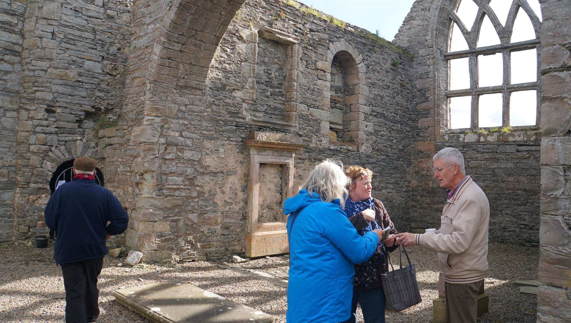 Visitors at Old St Peter’s Kirk in Thurso as part of the Doors Open Days programme in 2018.
