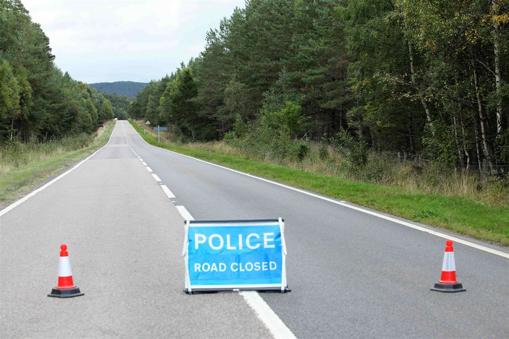 The A9 near Portgower is closed to traffic following an accident.