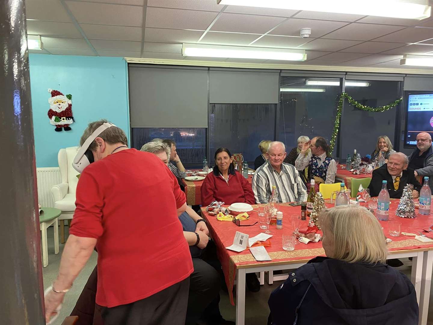Residents of Helmsdale and the surrounding community enjoyed their meal in good company.