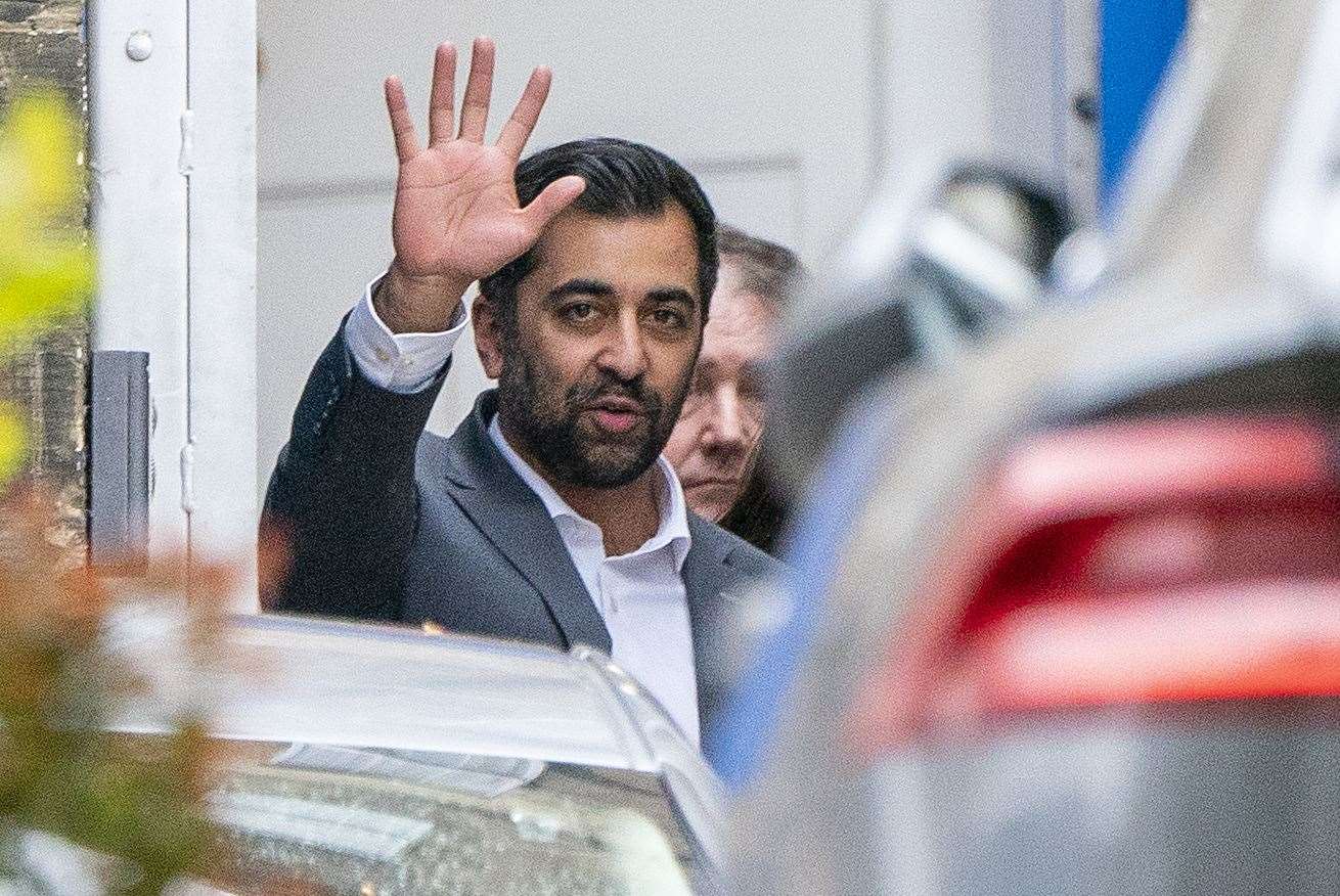 Humza Yousaf announced on Monday he is stepping down as First Minister, staying on in the job until a successor is found (Jane Barlow/PA)