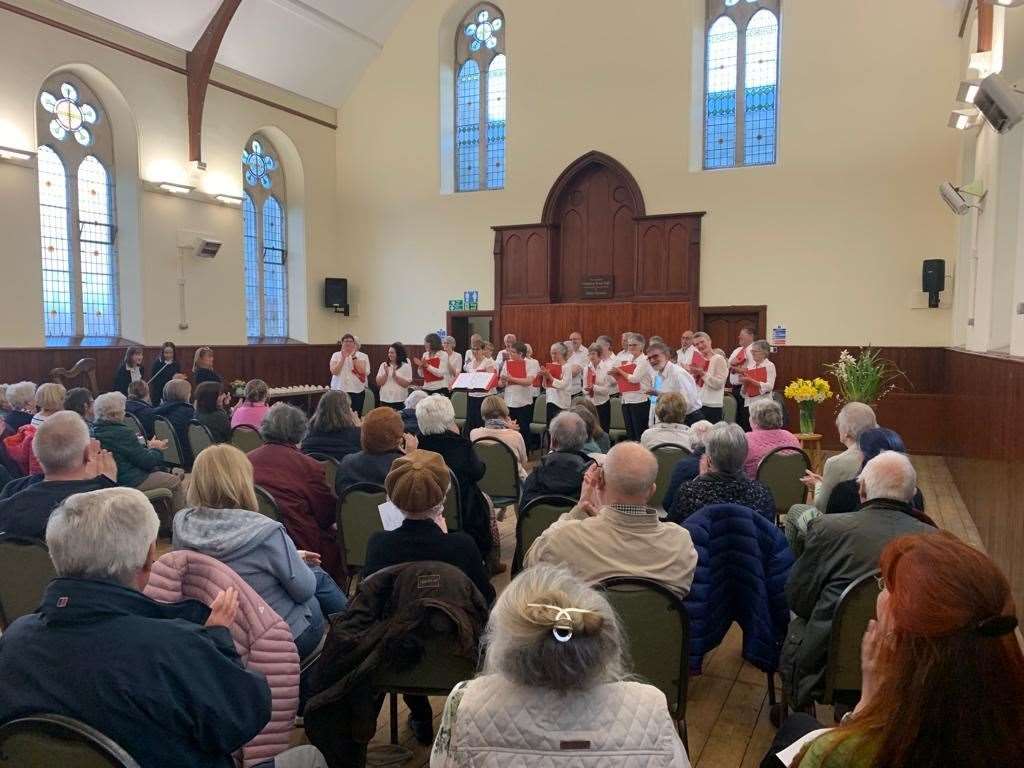 Golspie choral group held their first concert in over two years on May 6.
