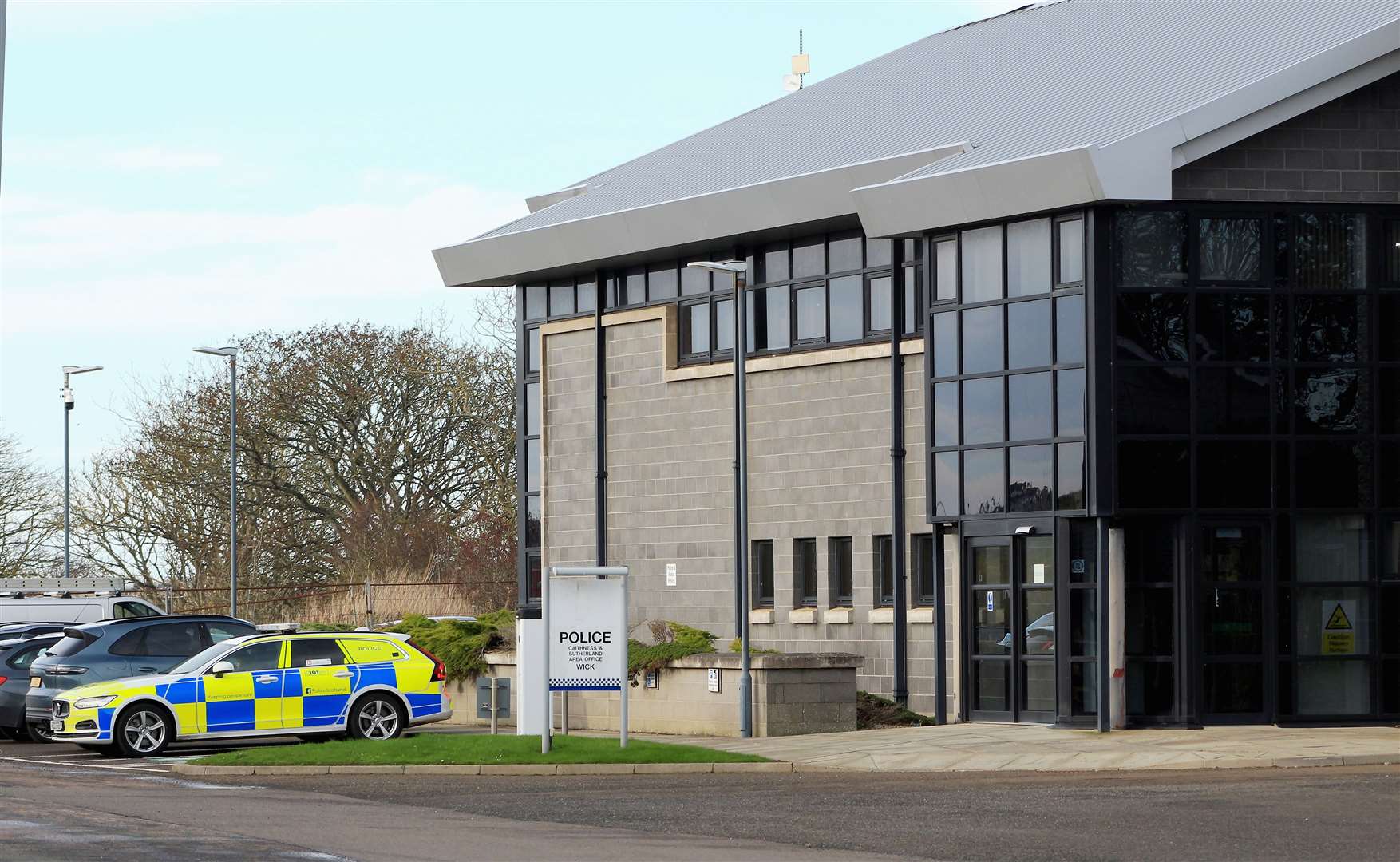 Wick police station. Police Scotland’s 13 territorial divisions will begin utilising the Philomena Protocol to find children and young people earlier whenever they are reported missing. Picture: DGS