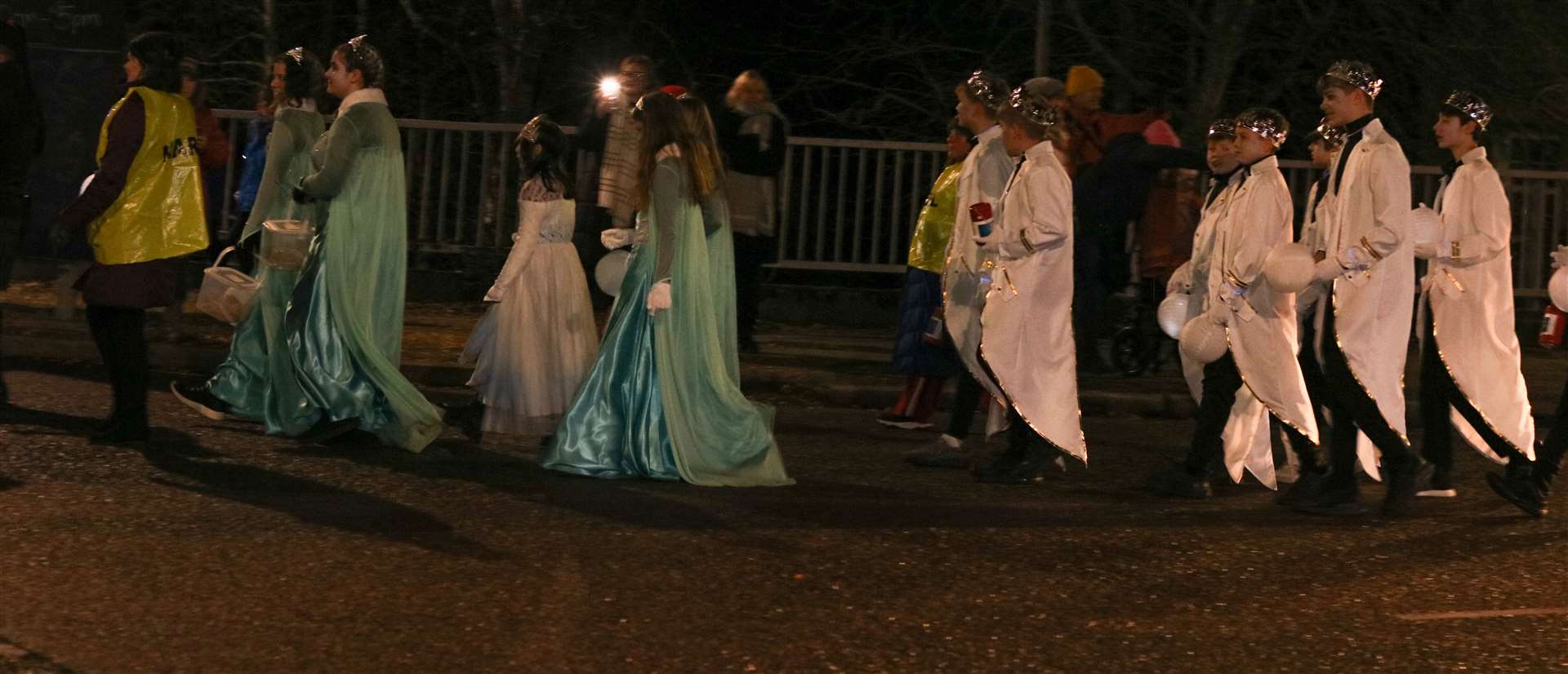Ice kings and queens from local youth groups joined the parade.