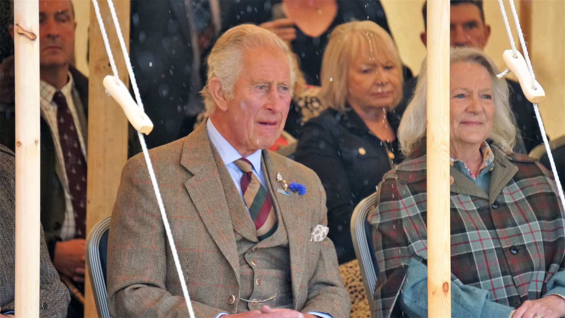 Prince Charles sits next to Lady Thurso. Picture: DGS