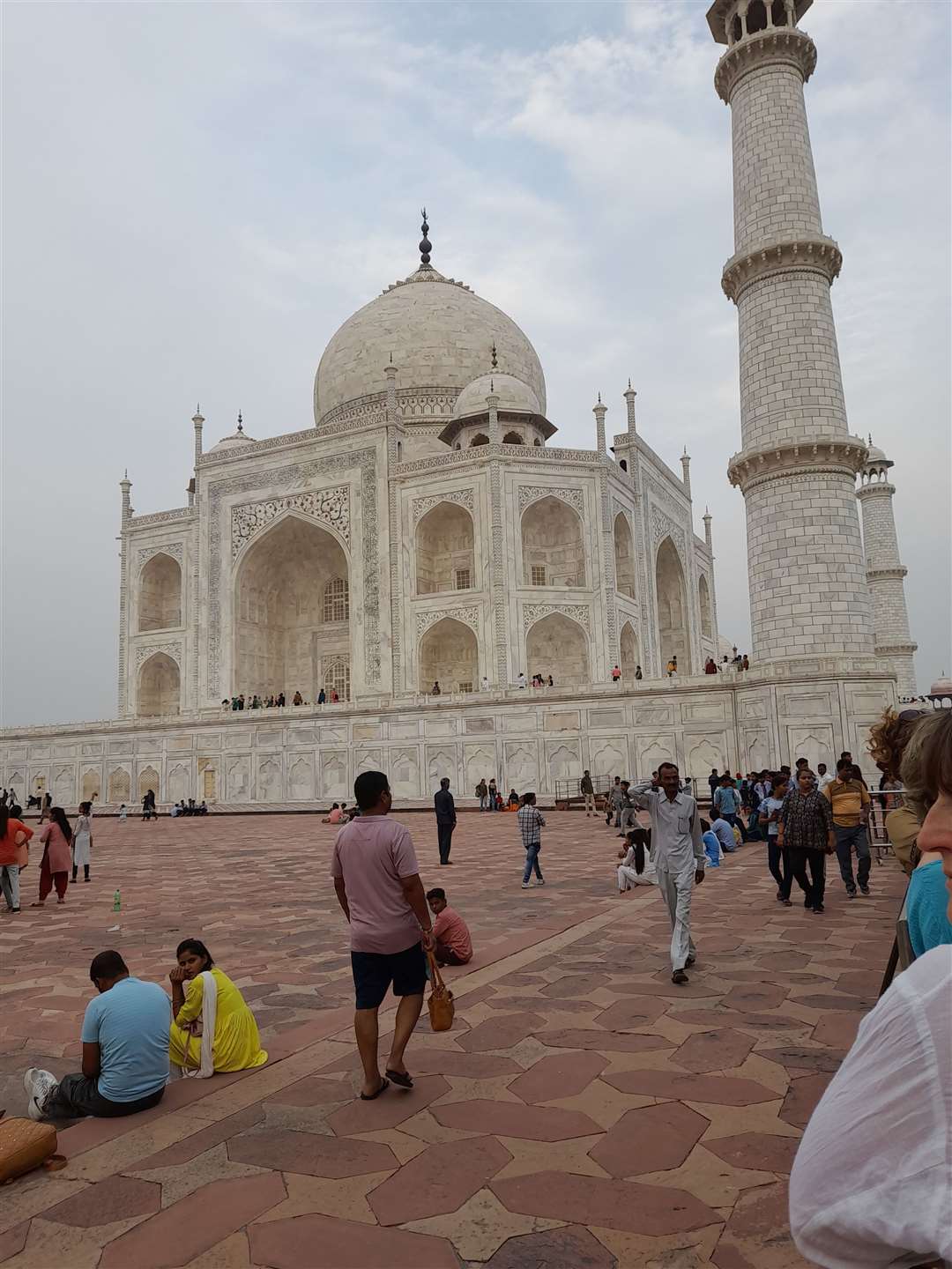 The group had the opportunity to visit the Taj Mahal.