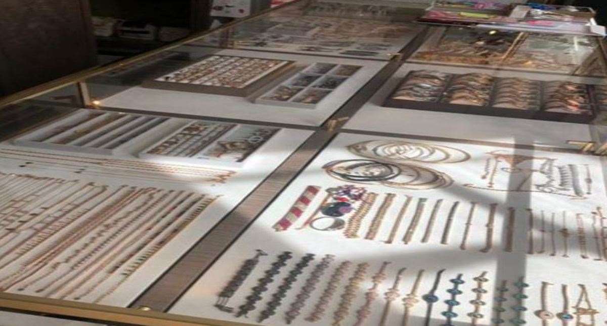Some of the jewellery taken from the Kensington home of Tamara Ecclestone and her husband in 2019 (Metropolitan Police/PA)