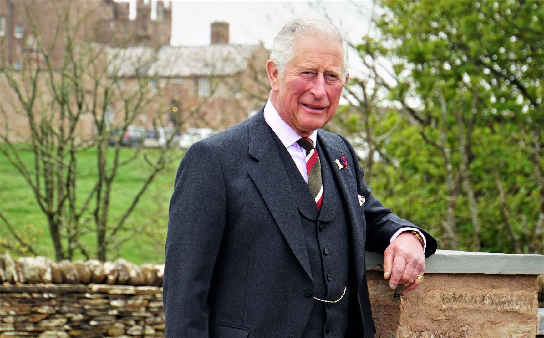 Prince Charles – as he was then – at the Castle of Mey. Picture: DGS