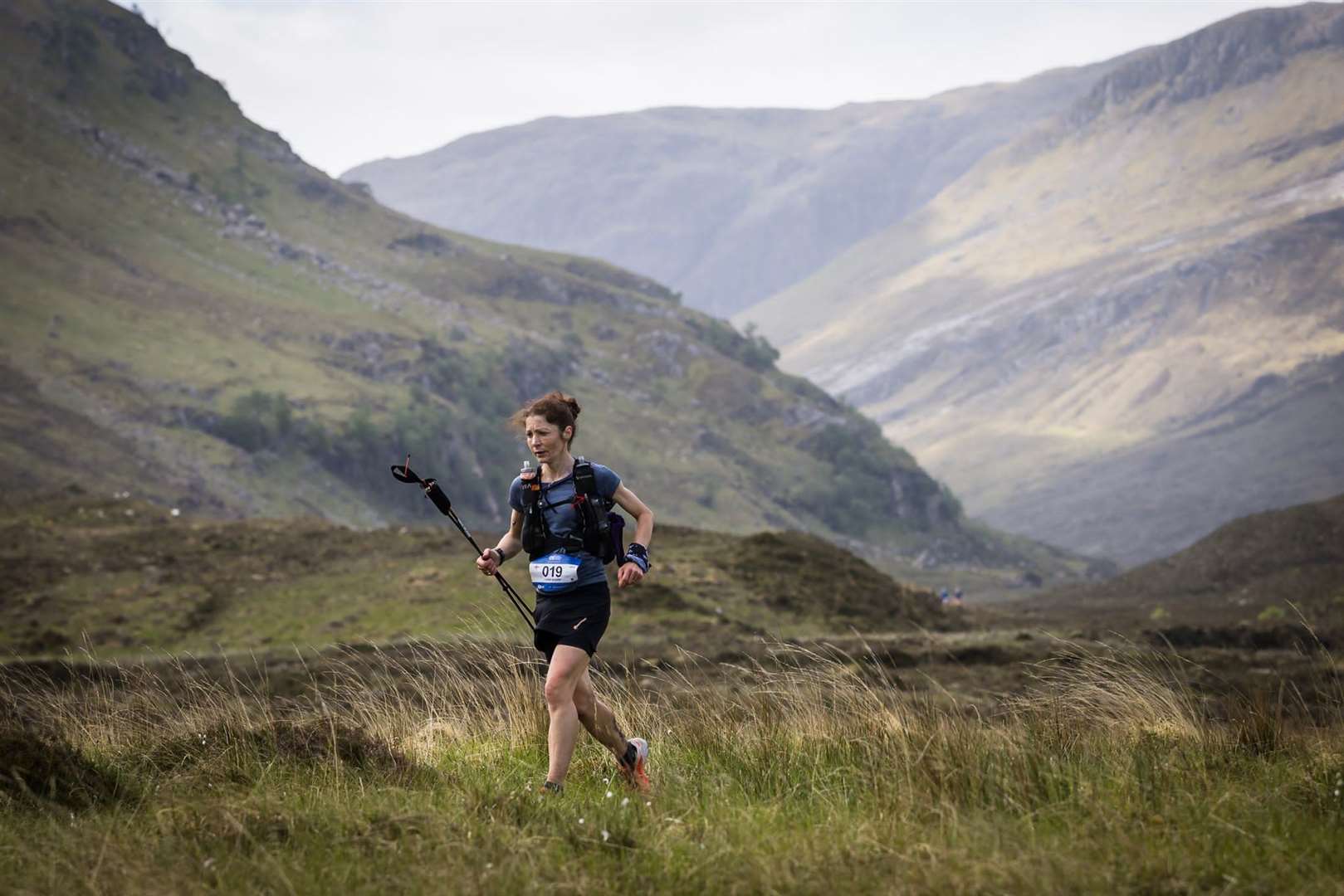 Elaine Bisson in action on day five of the 2023 Cape Wrath Ultra. Picture: ©Cape Wrath Ultra® | No Limits Photography