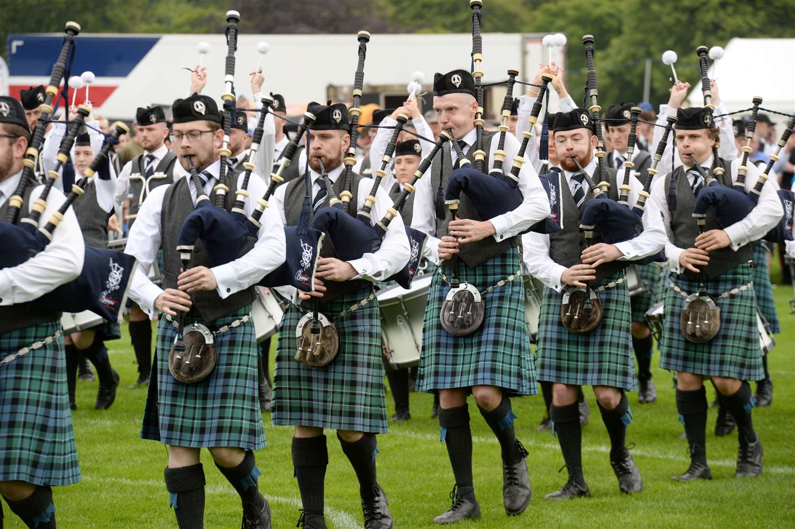 Pipe bands will not be heard at the Bught Park this summer.