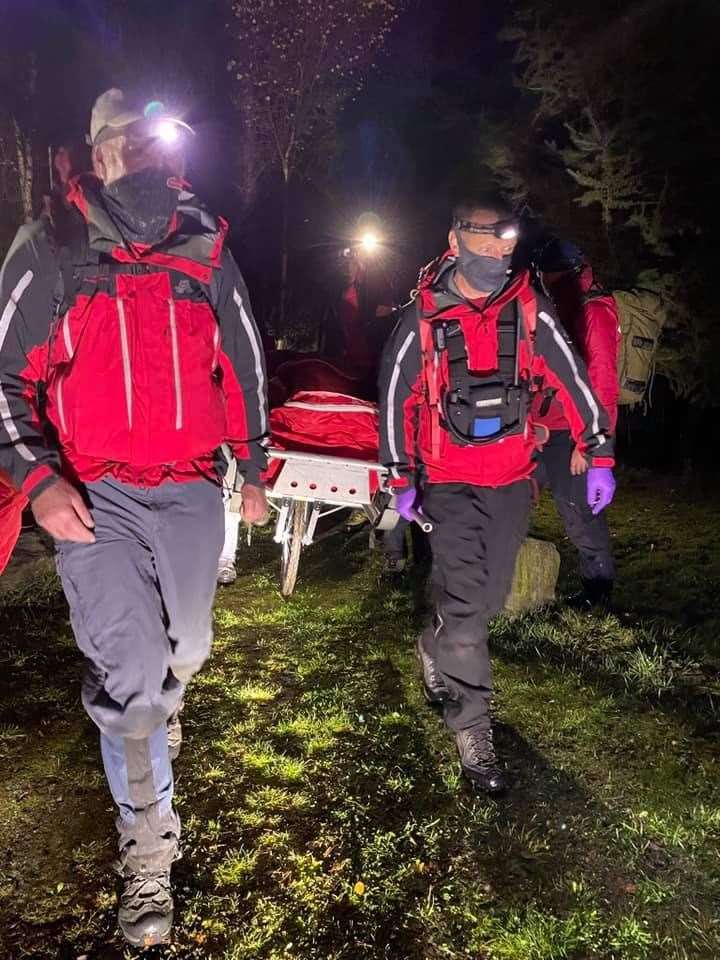 The Assynt Mountain Rescue Team regularly undertakes night training for conditions in which the drones could be particularly useful.
