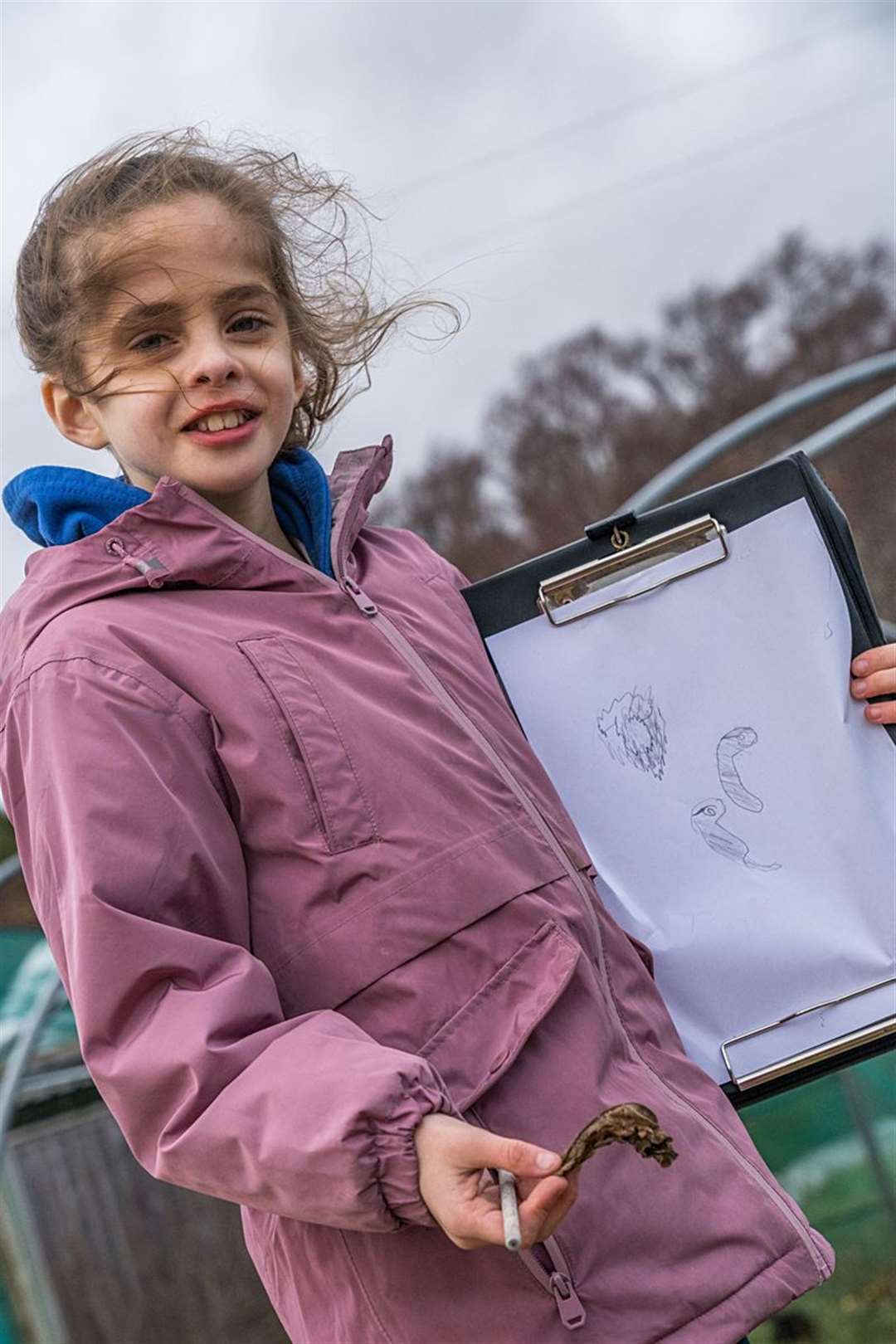 The children enjoyed the drawing challenge. Picture: Chris Puddephatt