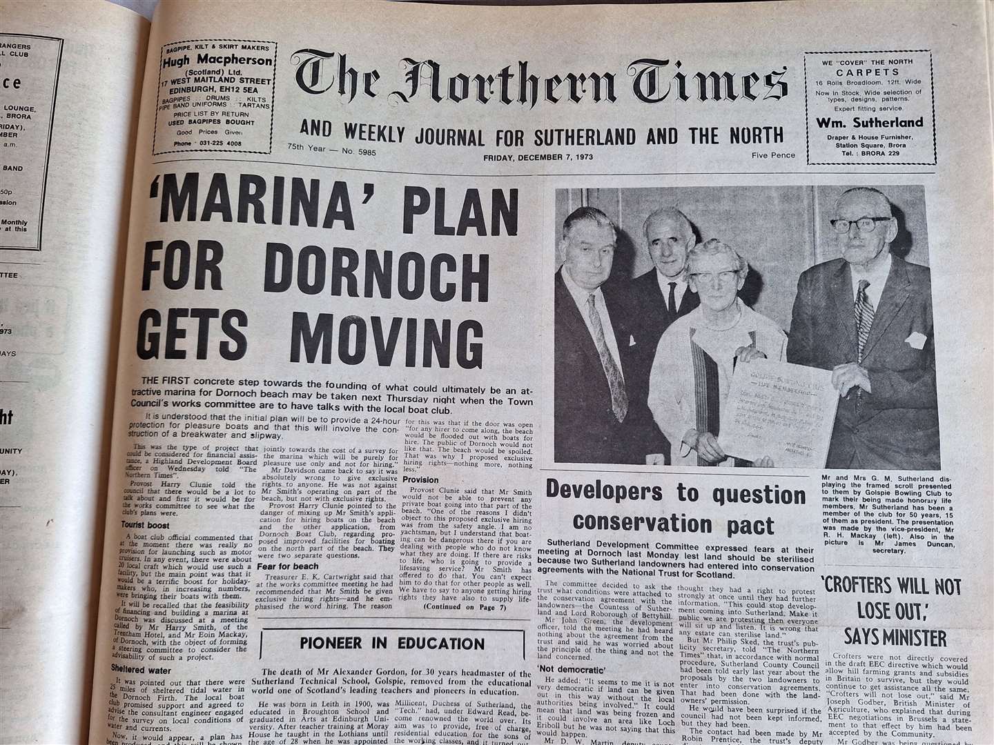 The edition of December 7, 1973.
