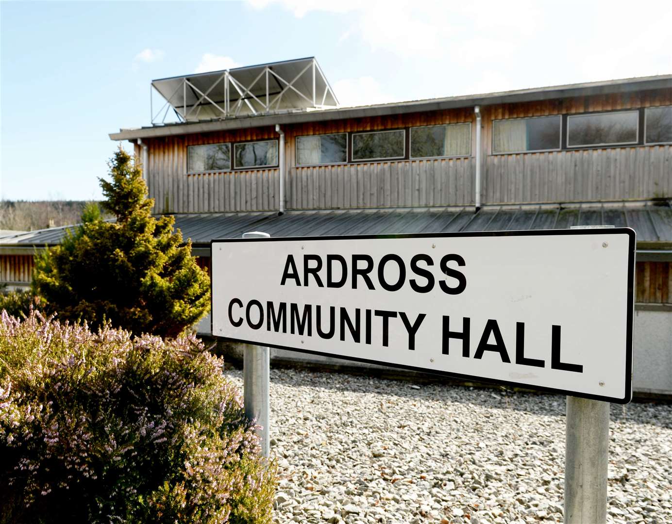 The public drop-in will be held at Ardross Hall. Picture: James Mackenzie.