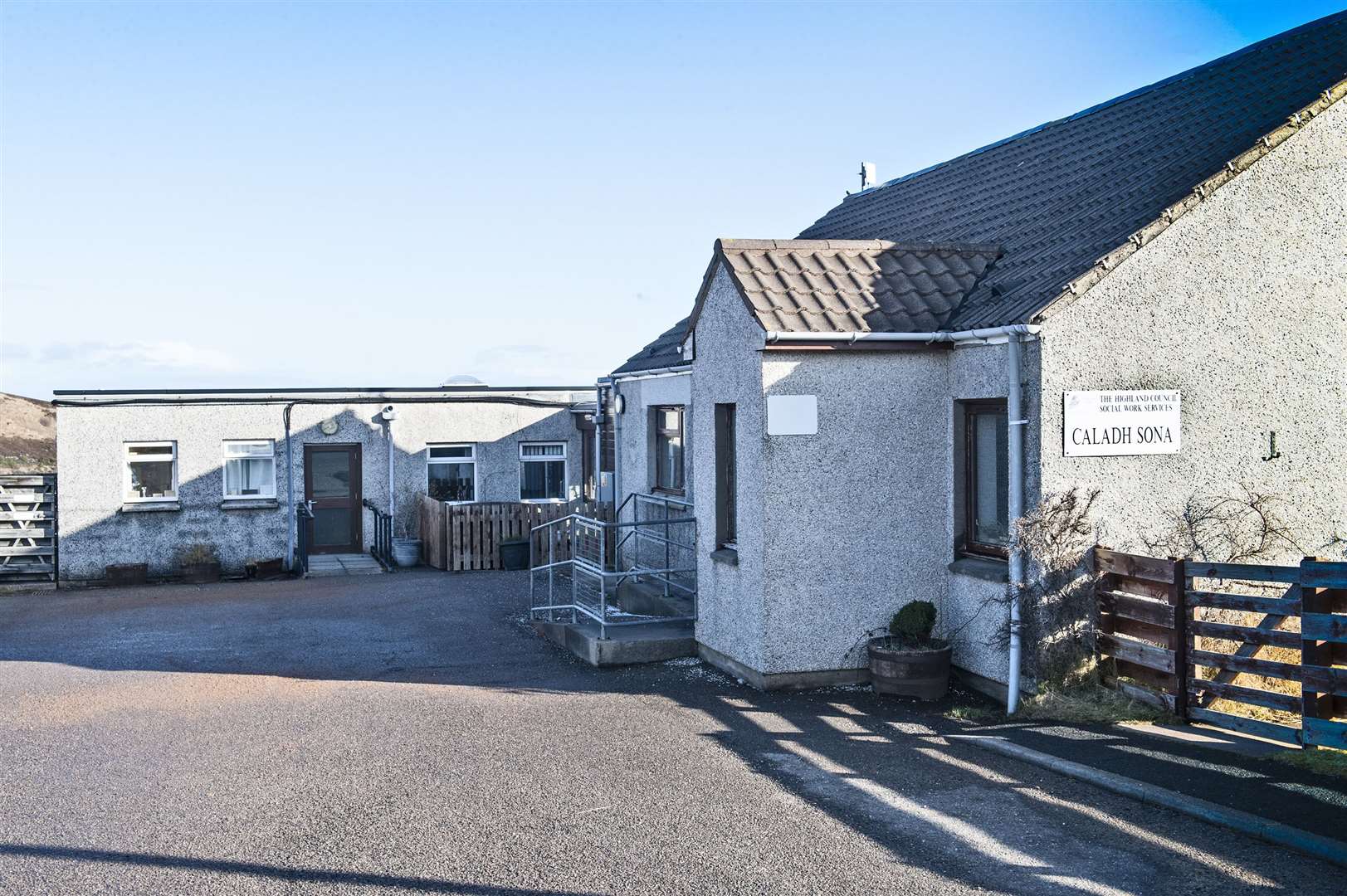 Caladh Sona Care Home in Talmine (pictured) and Melvich Care Home will close when the new hub comes on stream.